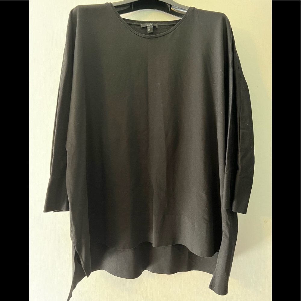 COS black oversized tunic size M, Medium